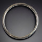 Bracelet ronds Acier chromé diamètre 8cm