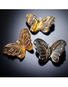 Pendentif Œil de tigre Papillon