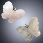Pendentif Quartz rose Papillon
