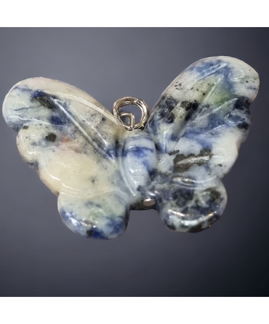 Pendentif Sodalite Papillon