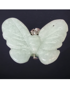 Pendentif Jade Papillon