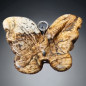 Pendentif Jaspe Paysage Papillon
