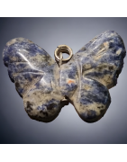 Pendentif Lapis-lazuli Papillon