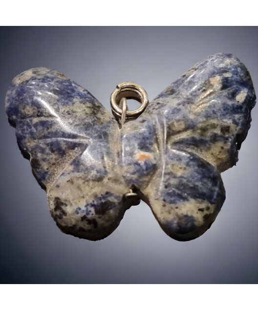 Pendentif Lapis-lazuli Papillon