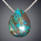 Pendentif Chrysocolle avec chaîne