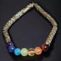 Bracelet Hématite dorée 7 chakras