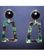Boucles Bakélite à clips