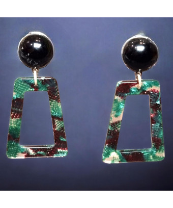 Boucles Bakélite à clips