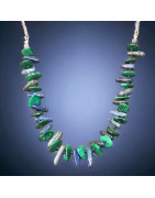 Collier Malachite & Lapis-lazuli
