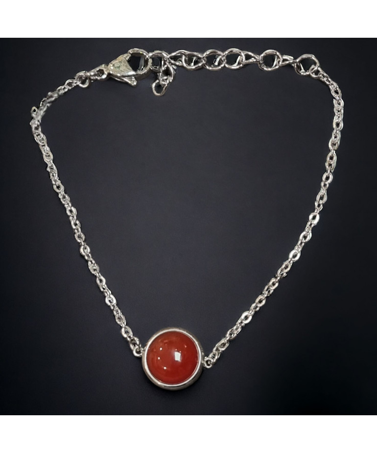 Bracelet Cornaline cabochon