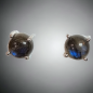 Boucles Labradorite griffée Argent 925
