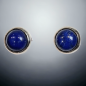 Boucles Lapis-lazuli cabochon Argent 925