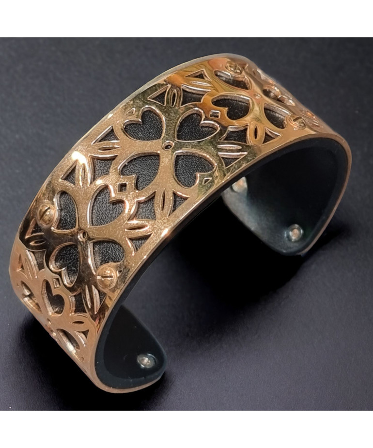 Bracelet Acier plaqué or rose