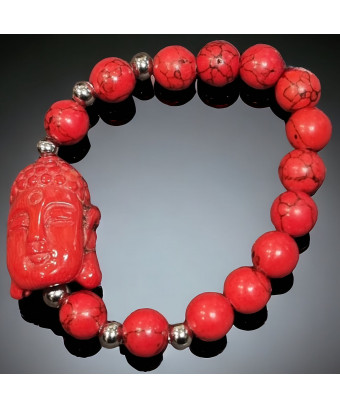 Bracelet Jaspe Impérial Bouddha Pierres de 10mm