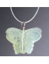 Pendentif Jade papillon sur cordon réglable