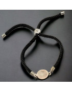 Bracelet Quartz rose facetté sur cordon