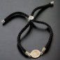 Bracelet Quartz rose facetté sur cordon