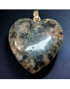 Pendentif Quartz Tourmaline cœur