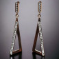 Boucles Zirconium plaquées or
