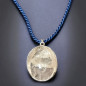 Pendentif Cristal de roche fantôme Argent 925 sur cordon
