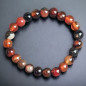 Bracelet Sardonyx (Sardoine ) Pierres rondes 8mm