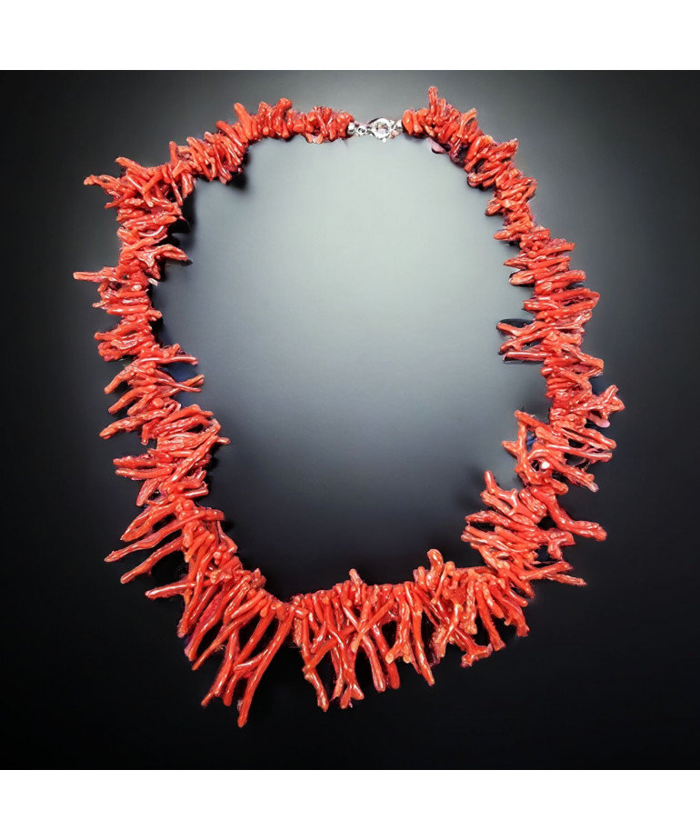 Collier Corail baroque