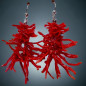 Boucles Corail baroque Argent 925