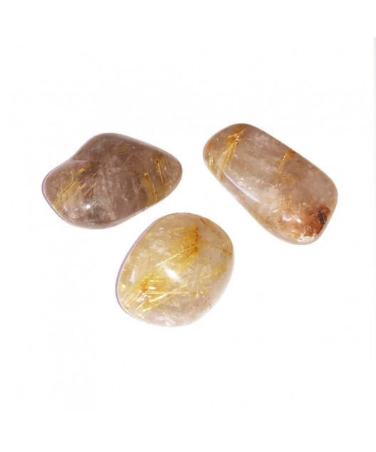 Pierre roulée Quartz rutile