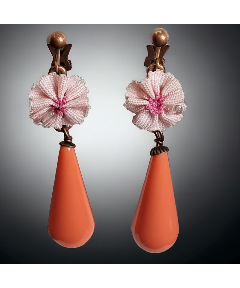 Boucles Corail gouttes