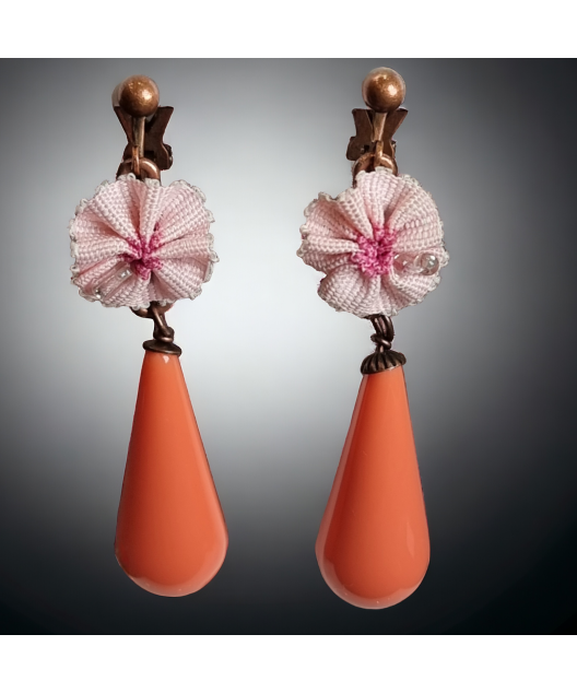 Boucles Corail gouttes