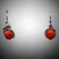 Boucles Corail Argent 925