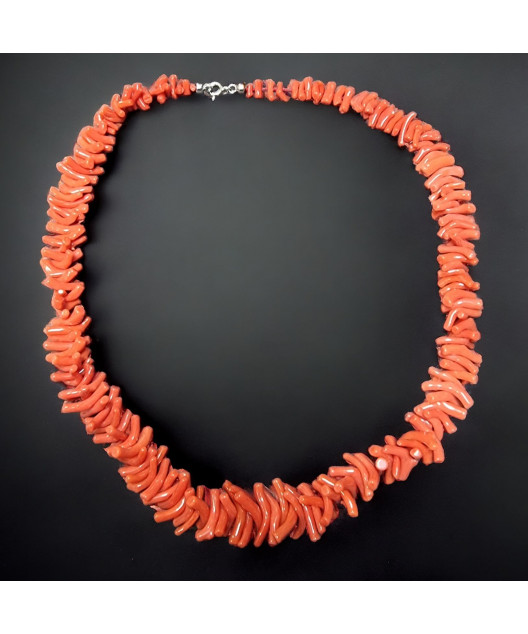Collier Corail baroque