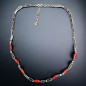 Collier Corail avec chaîne maillons Argent 925