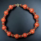 Collier Jaspe rouge & Cornaline