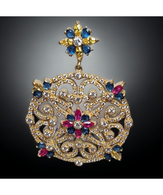 Boucles Zirconium plaqué or