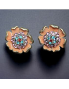 Boucles Zirconium Bakélite à clips