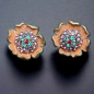 Boucles Zirconium Bakélite à clips