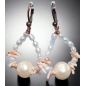Boucles Corail & Perle