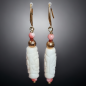 Boucles Ivoire & Corail plaquées or