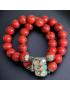 Bracelet Corail & Zirconium Argent 925