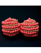 Boucles Perles de rocaille à clips