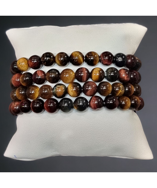 Bracelet 3 yeux Pierre rondes (s)