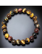 Bracelet 3 Yeux Pierre Rondes
