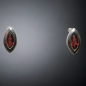 Boucles Grenat Argent 925