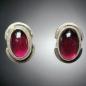 Boucles Grenat Argent 925