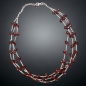 Collier Grenat facetté Argent 925
