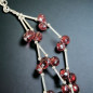 Collier Grenat facetté Argent 925