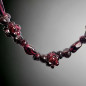 Collier Grenat perles baroques