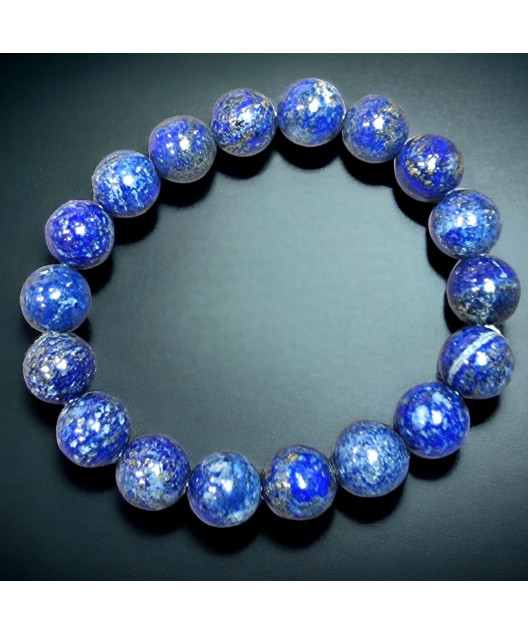 Bracelet Lapis-lazuli Pierres rondes (s)