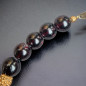 Collier Grenat & Cristal de roche Perles rondes 10mm